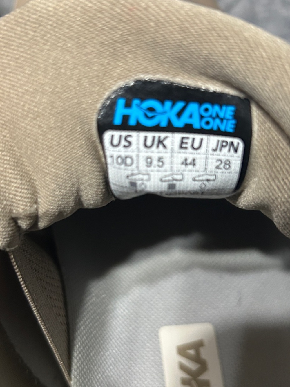 Hoka Men's Sand/Beige Transports Athletic Shoes - Picture 3 of 5